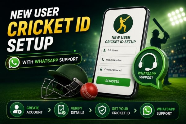 New User Cricket ID Setup with WhatsApp Support