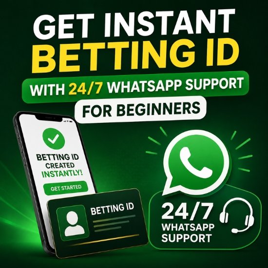 Get Instant Betting ID with 24/7 WhatsApp Support for Beginners
